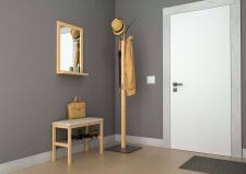 Зеркало с полкой Sheffilton Альберо SHT-М2 артикул 3P-03 прозрачный лак