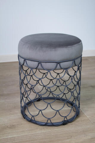 Банкетка Sheffilton SHT-B13 угольно-серый/графит муар