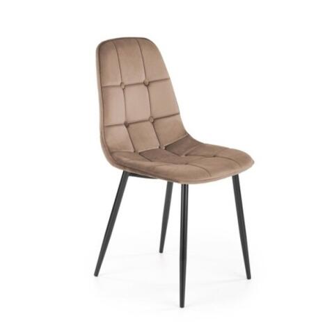 Стул HALMAR K417 бежевый/черный