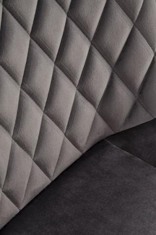 Стул HALMAR K520 темно-серый/черный, поворотный