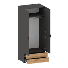Шкаф САНТАН Ома ШК-3605 Графит/Дуб Тортуга
