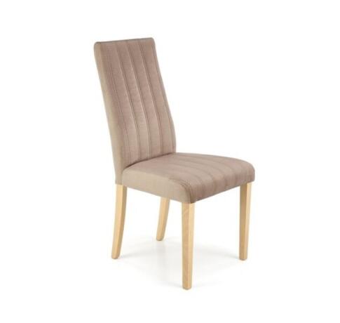 Стул HALMAR DIEGO 3 Monolith 09 бежевый/дуб медовый