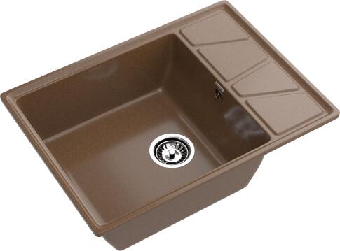 Кухонная мойка GRANFEST VERTEX V-680L терракот