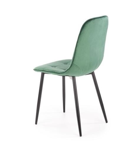 Стул HALMAR K417 темно-зеленый/черный