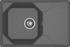 Кухонная мойка GRANFEST UNIQUE U-740L графит