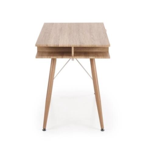 Стол компьютерный HALMAR B34 дуб сонома/белый