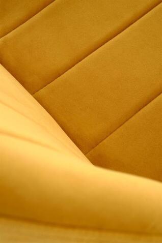 Стул HALMAR K538 горчичный/черный