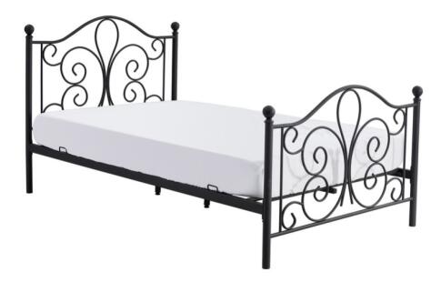 Кровать HALMAR PANAMA черный, 120/200