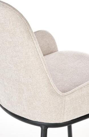 Стул HALMAR K481 бежевый/черный