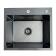 Кухонная мойка из нержавейки BLANTEK LS-5044HN Honeycomb Nano black