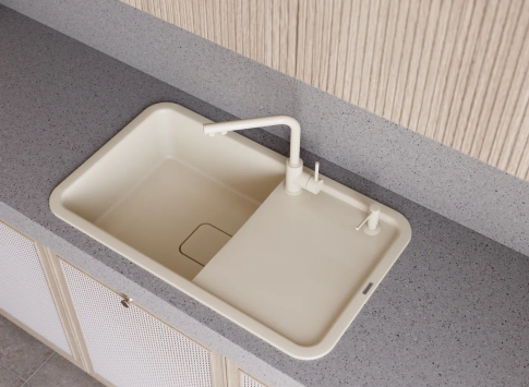 Кухонная мойка Omoikiri Tasogare 86-BE Artgranit/ваниль