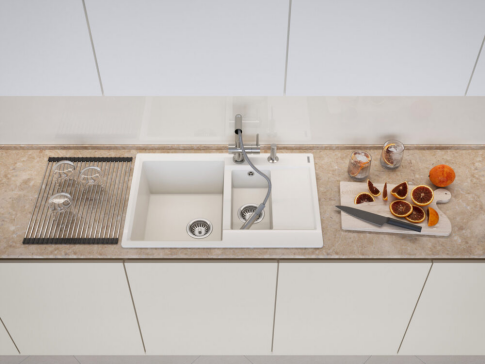 Смеситель для кухни Omoikiri Koriyama-SB нержавеющая сталь