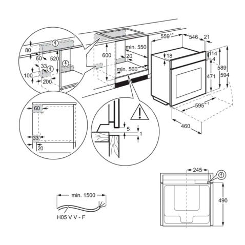 Духовой шкаф ELECTROLUX с паром EOD5C50Z