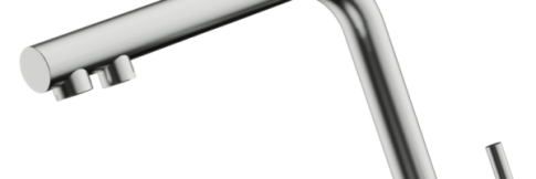 Смеситель для кухни Omoikiri Nakagawa 2 Plus BN нержавеющая сталь