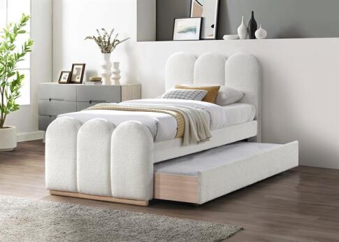 Кровать HALMAR MACARENA кремовый, 90/200