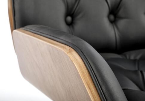 Кресло компьютерное HALMAR GAVIN ореховый/черный