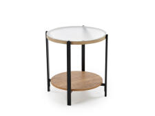 Стол журнальный HALMAR KAMALA S натуральный/черный