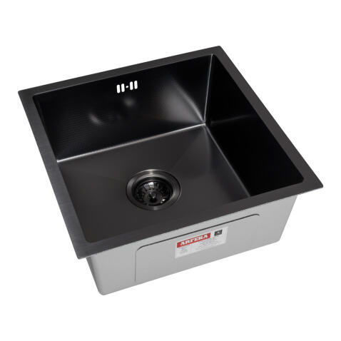 Мойка ARFEKA ECO AR 450*450 BLACK PVD NANO DECOR