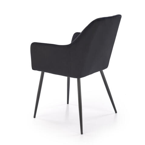 Стул HALMAR K558 черный/черный