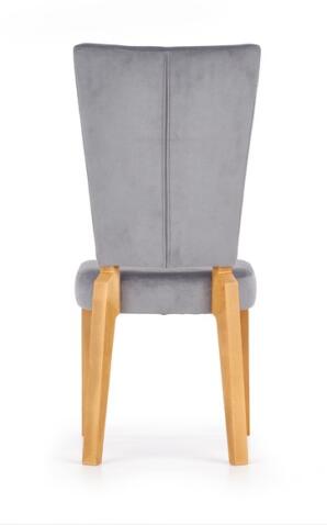 Стул HALMAR ROIS дуб медовый/серый