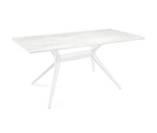 Стол Sheffilton SHT-TU30-2/TT 120/80 артикул SHT-CП07 белый/бетон голубой