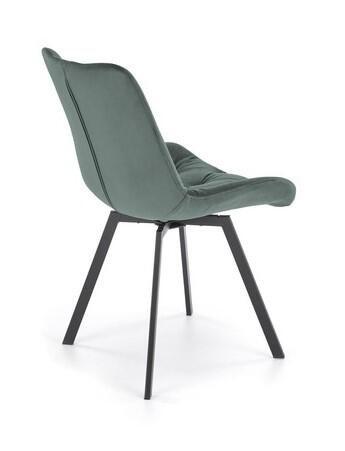 Стул HALMAR K519 темно-зеленый/черный, поворотный