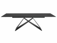 Стол обеденный SIGNAL WESTIN Ceramic Sahara Noir черный/черный мат 160-240/90 Стол обеденный SIGNAL WESTIN Ceramic Sahara Noir черный/черный мат 160-240/90