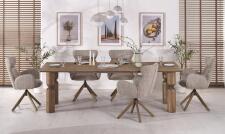 Стол обеденный HALMAR MELTON орех светлый/орех светлый 200-300/101