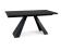 Стол обеденный SIGNAL SALVADORE Ceramic Sahara Noir черный/черный мат 160-240/90