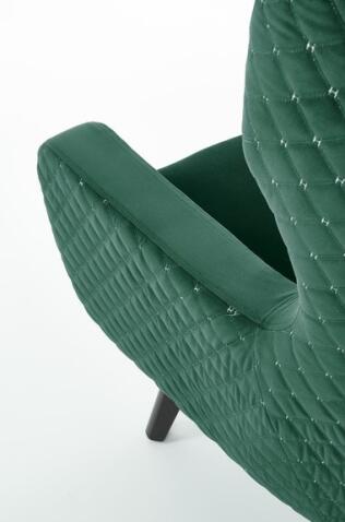 Кресло HALMAR MARVEL темно-зеленый/черный