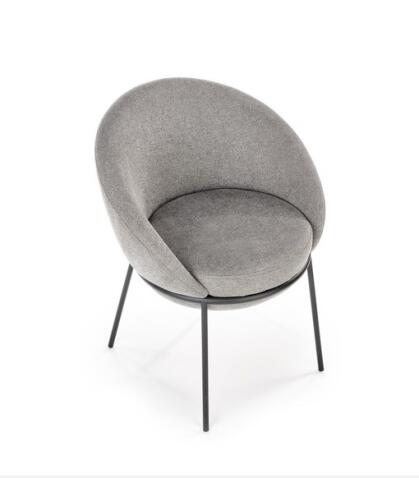 Стул HALMAR K482 серый/черный