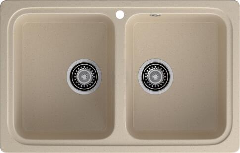 Кухонная мойка GRANFEST STANDART S-780K кашемир