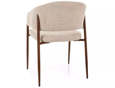 Стул SIGNAL AKITA D t.255 светло-бежевый/орех