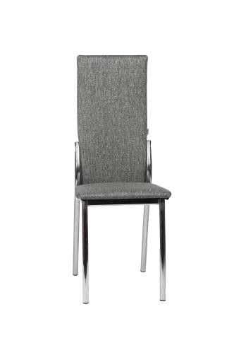 Стул ВВР Оскар серый/хром, рогожка