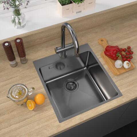 Мойка ZORG ZRN 5045 PREMIUM PVD Gunblack