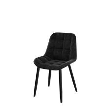 Стул ВВР Бостон-М черный/черный, велюр