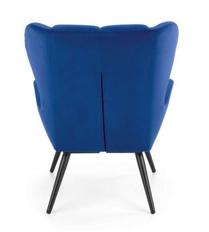 Кресло HALMAR TYRION темно-синий/черный