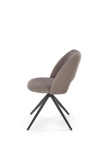 Стул HALMAR K546 серый/черный, поворотный