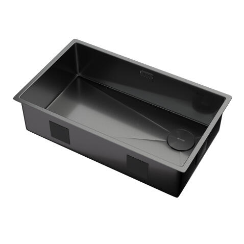 Мойка ZORG ZEROX 74 U / IF SIDE SF PVD GUNBLACK