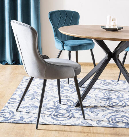 Стол обеденный SIGNAL ASTER дуб/черный 120