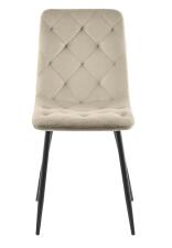 Стул SIGNAL JERRY Velvet Bluvel 40 темно-бежевый/черный