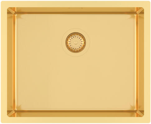 Мойка кухонная AQUASANITA Steel DER 100 L-G gold
