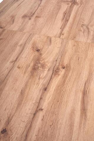 Стол обеденный HALMAR VENOM дуб вотан/черный 135-185/85