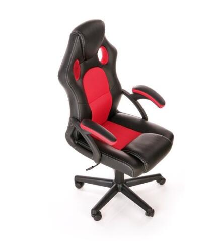 Кресло компьютерное HALMAR BERKEL черный/красный