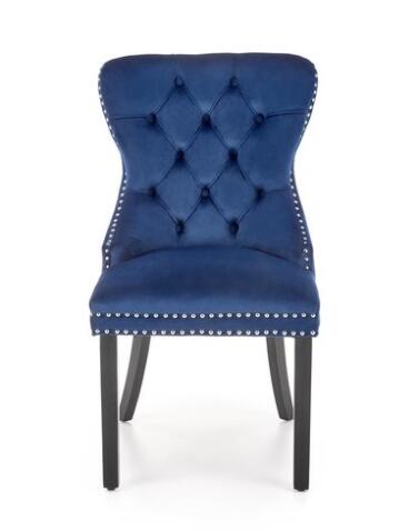 Стул HALMAR MIYA темно-синий/черный