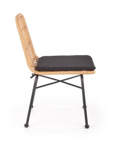 Стул HALMAR K401 натуральный/черный