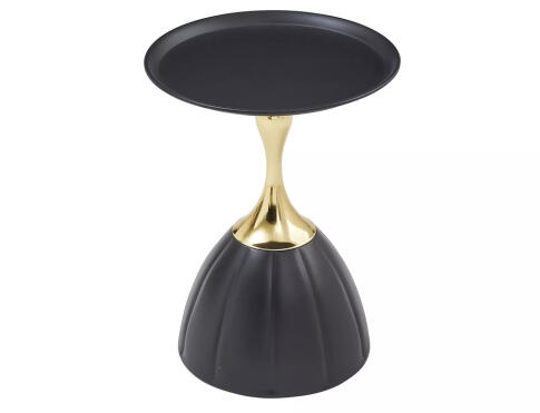 Стол журнальный SIGNAL PIANA черный/золотой 38/50