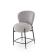 Стул барный HALMAR H126 серый/черный