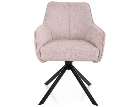 Стул SIGNAL NOTTI Leo 23 светло-бежевый/черный, поворотный