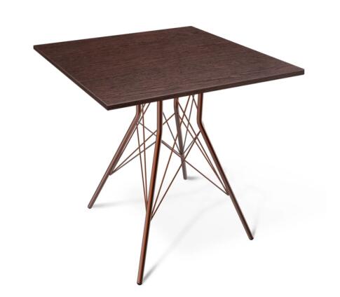 Стол Sheffilton SHT-T2/80/80 медный/венге